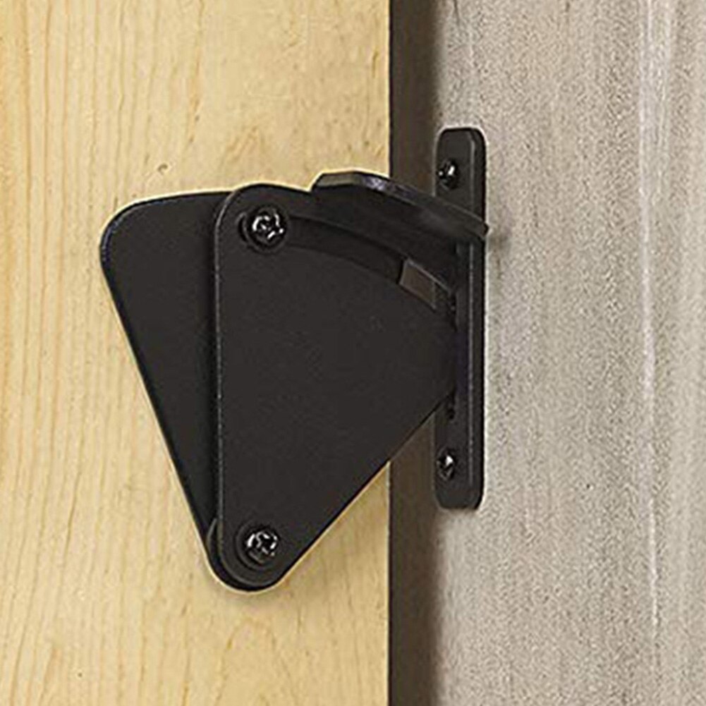 Puertas correderas de madera para cobertizo, pestillo de acero para privacidad, herrajes para muebles a prueba de óxido, garaje, fácil de instalar, cerradura de puerta de Granero, armario