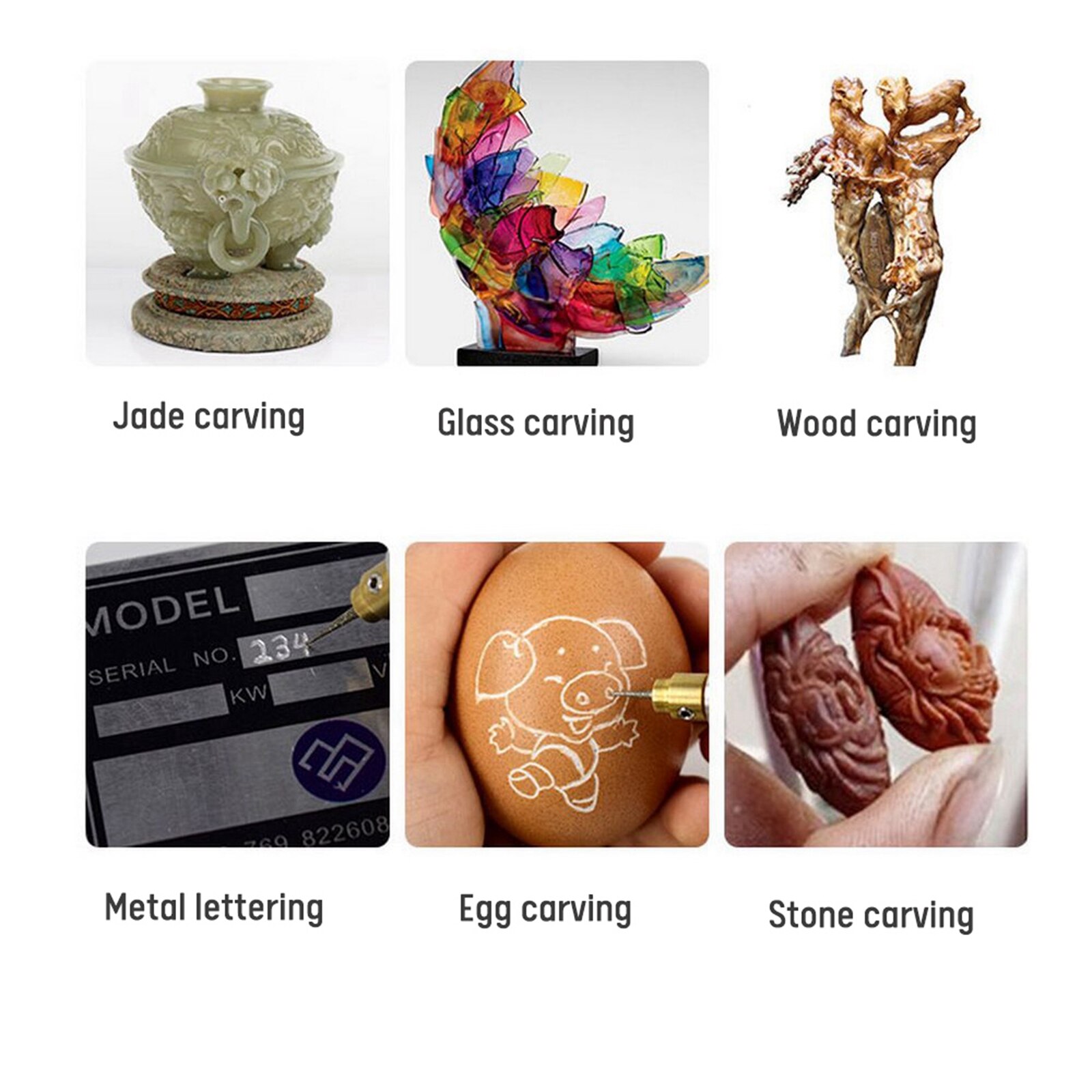 25000RPM Cordless Electric Carving Pen Set Mini Grinding Machine 3 Speeds Adjustable Grinder Rotary Tool USB Engraving Pen