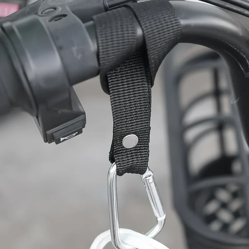 Motorhaak Elektrische Scooter Voorhaak Aluminium Stuurhaak voor Fiets Babywagen Kinderwagen D-haak Hanger