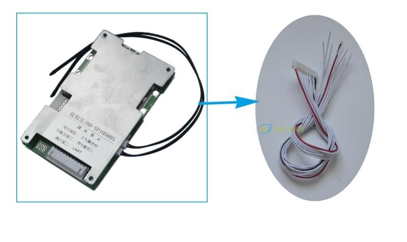 Akku-reloj inteligente de iones de litio, dispositivo 11 S, BMS y platine mit, bluetooth, 30A, ladung und entladung strom