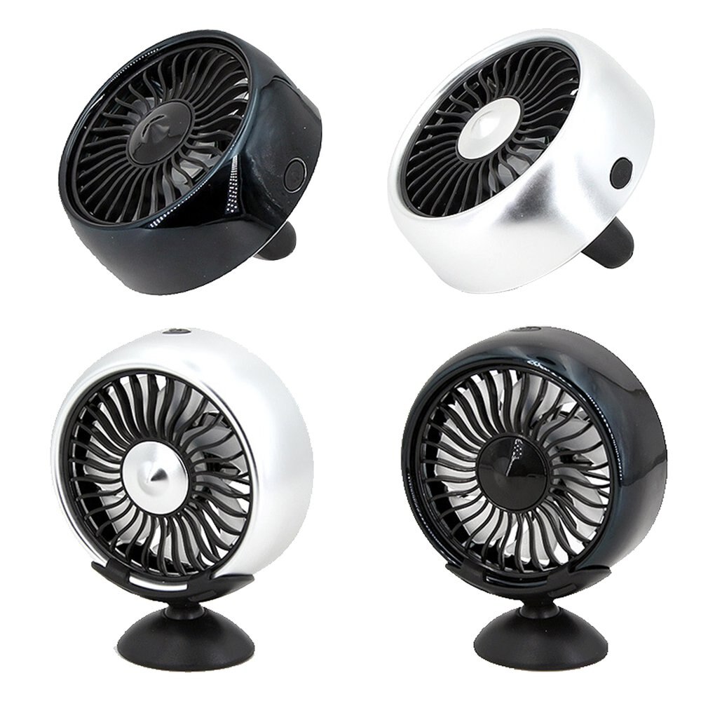 Air Conditioner USB Car Electric Fan Car Air Outlet Center Console Wind Expansion USB Mini Fan With Colorful Breathing Light
