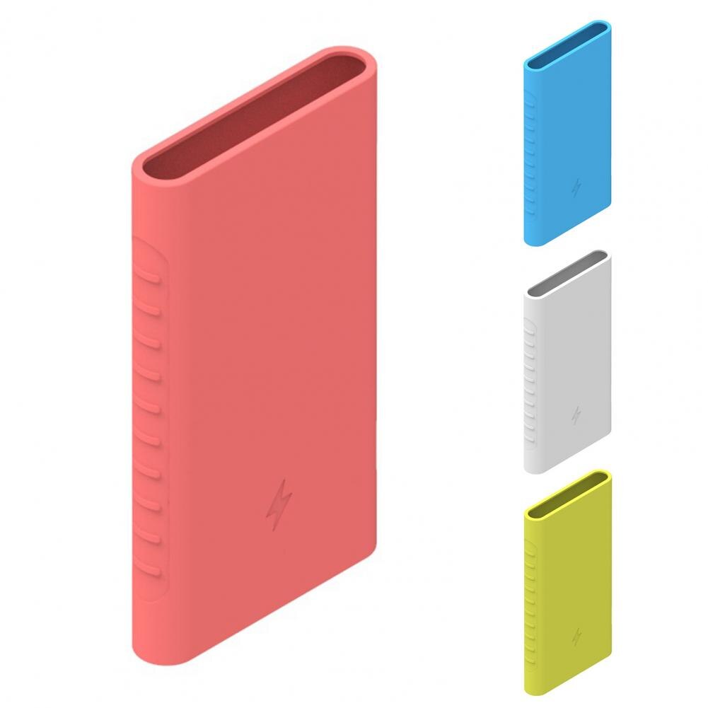 Silicone Protector Sturdy Protective Silicone Power Bank Protective Cover for Xiaomi Power Bank Second Generation 10000mah