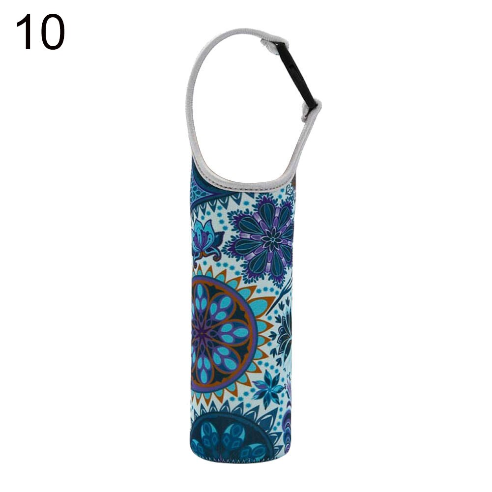 Portable Water Bottle Covers Heat Insulated Cloth Cup Sleeve Case Bottle Sleeves Storage Bag with Handle: 10