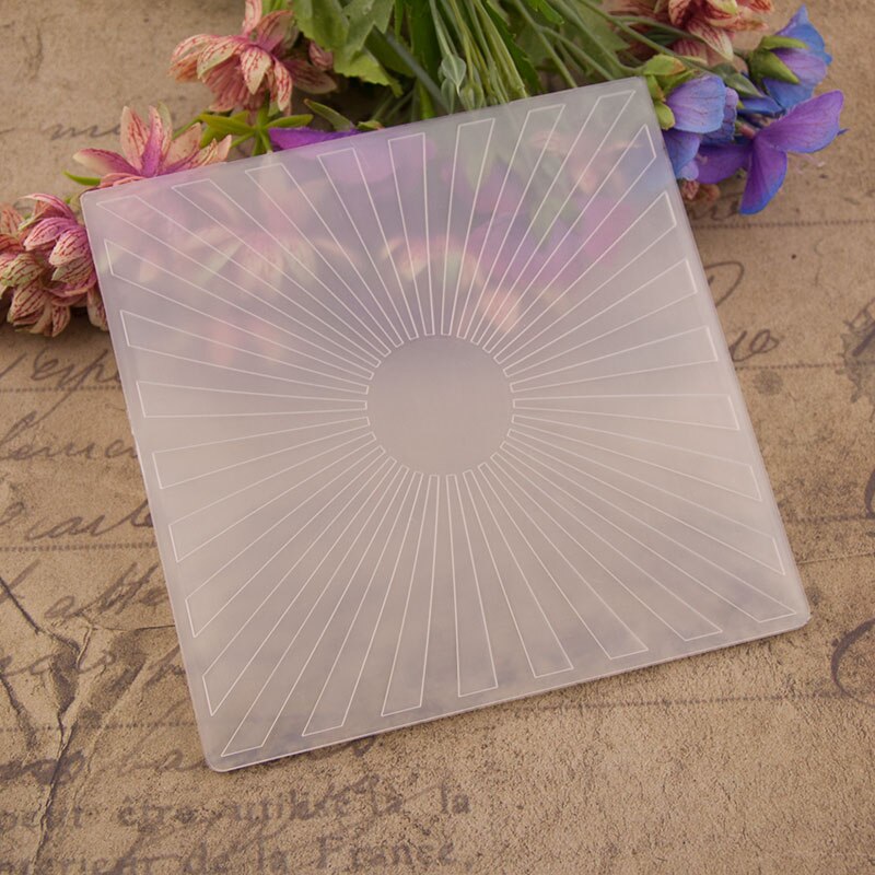 Sol solskin prægning mapper plast skabelon stencil til diy scrapbooking gør fotoalbum papir kort håndværk indretning forsyninger