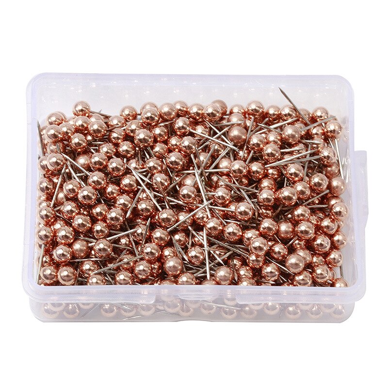 400PCS 4MM Round Plastic Head Steel Point Push Pins Map Thumb Tacks Pin Office School Supplies Safety Dressmaking Pins