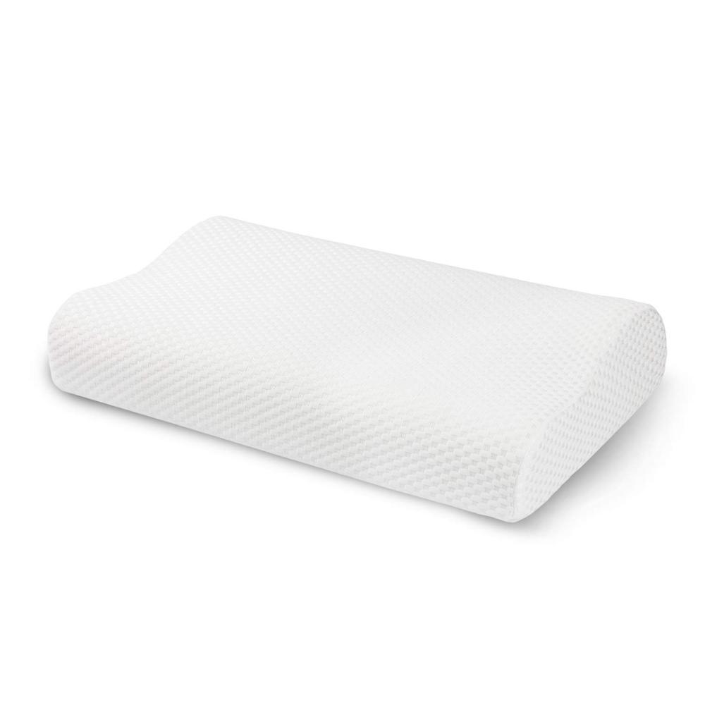 Memory Foam Pillow, Cervical Pillow for Neck Pain, Orthopedic Contour Pillow Support for Back, Stomach, Side Sleepers: Default Title