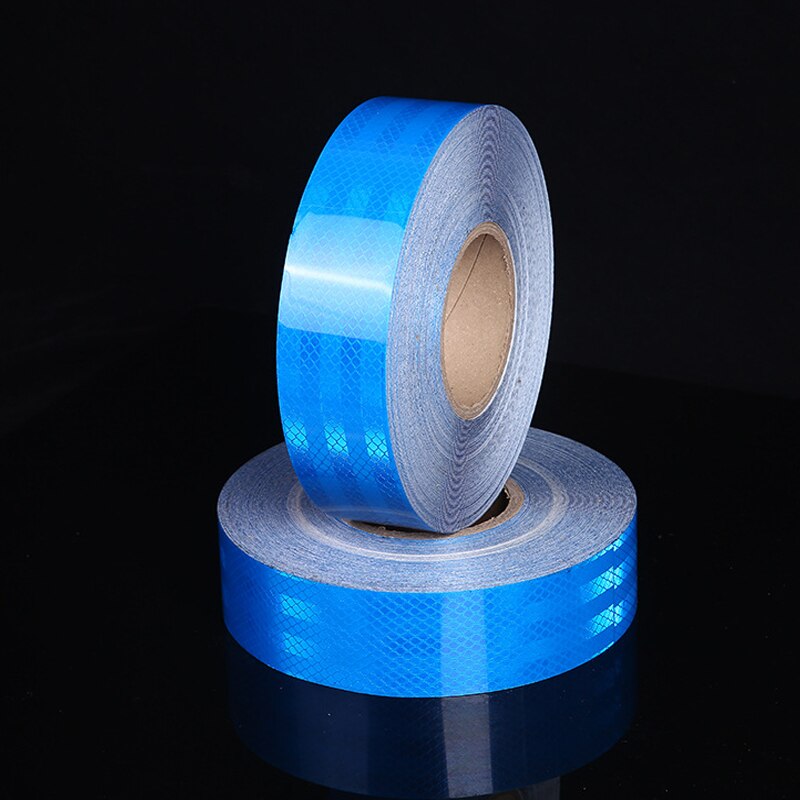 45m Fabrikant Supply Reflecterende Tape Hoge Zichtbare Waarschuwing Stickers voor Auto Decoratie Effen Kleur Reflecterende Strip