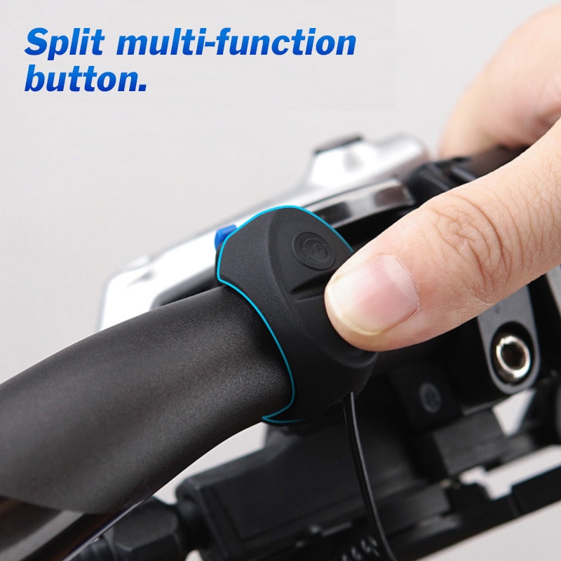 Gub elektrische fietsbel, usb-oplaadbare fietsbel, 120db stuurbelgeluiden, veilig, waterdicht fietsalarm, hoorns, luidspreker