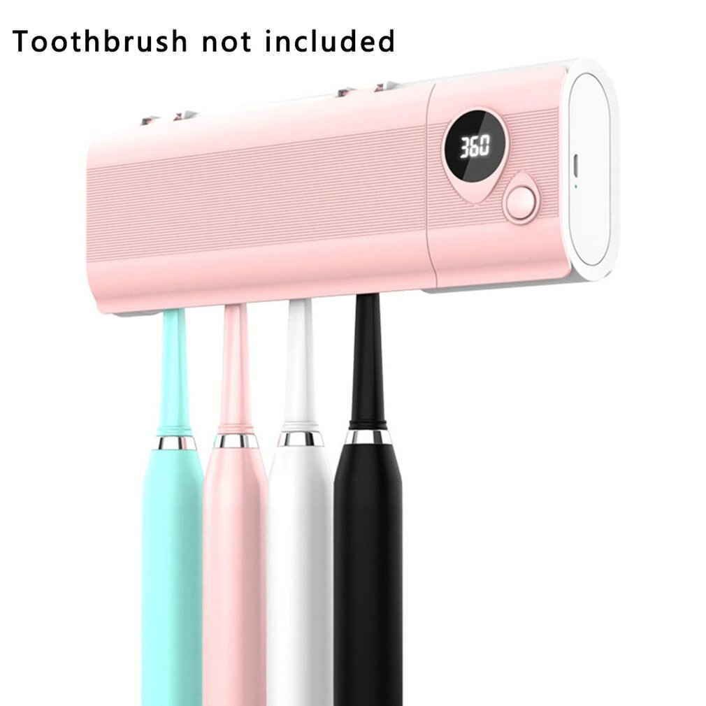 Ultraviolet Toothbrush Disinfection Box Punch-free Toothbrush Disinfection Rack Smart Sterilization Toothbrush Sterilizer