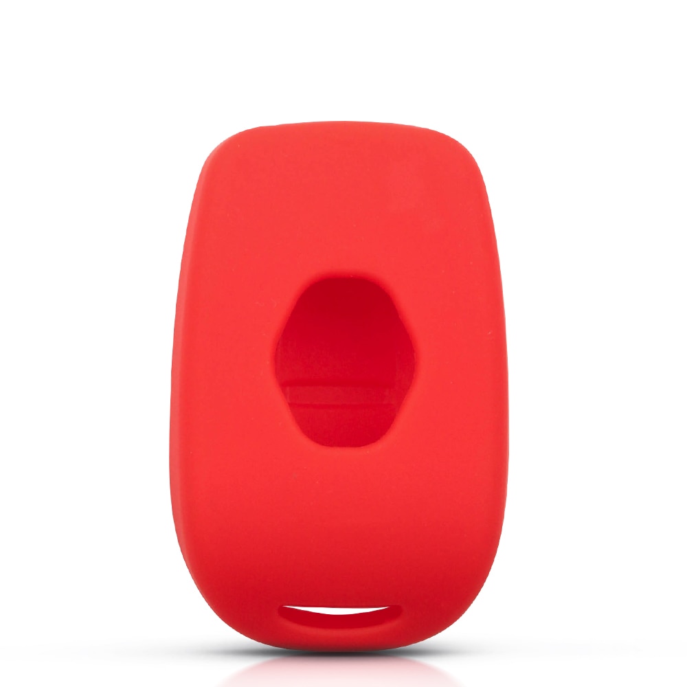 KEYYOU-funda Llave recta de silicona para mando a distancia de coche, funda para Renault Megane Koleos Dacia Scenic Master Logan, 2 botones