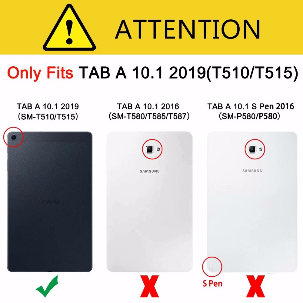 Morbida Antiurto Caso Bambini Del Silicone di Protezione Della Copertura per Samsung Tab UN 10.1 pollici 2019 SM-T515 T510 T515 Bambini Eva Tablet shell