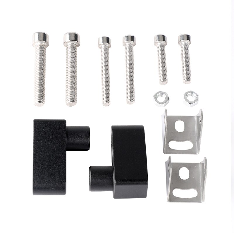 Soporte modificado para motocicleta, foco de luz antiniebla, soporte phare para moto farol de milha, para cafe racer, 1 par