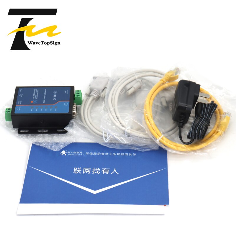 USR IOT USR-TCP232-410s ModBus RTU Converters support DNS DHCP RS232 RS485 SERIAL TO ETHERNET TCP/IP MODULE