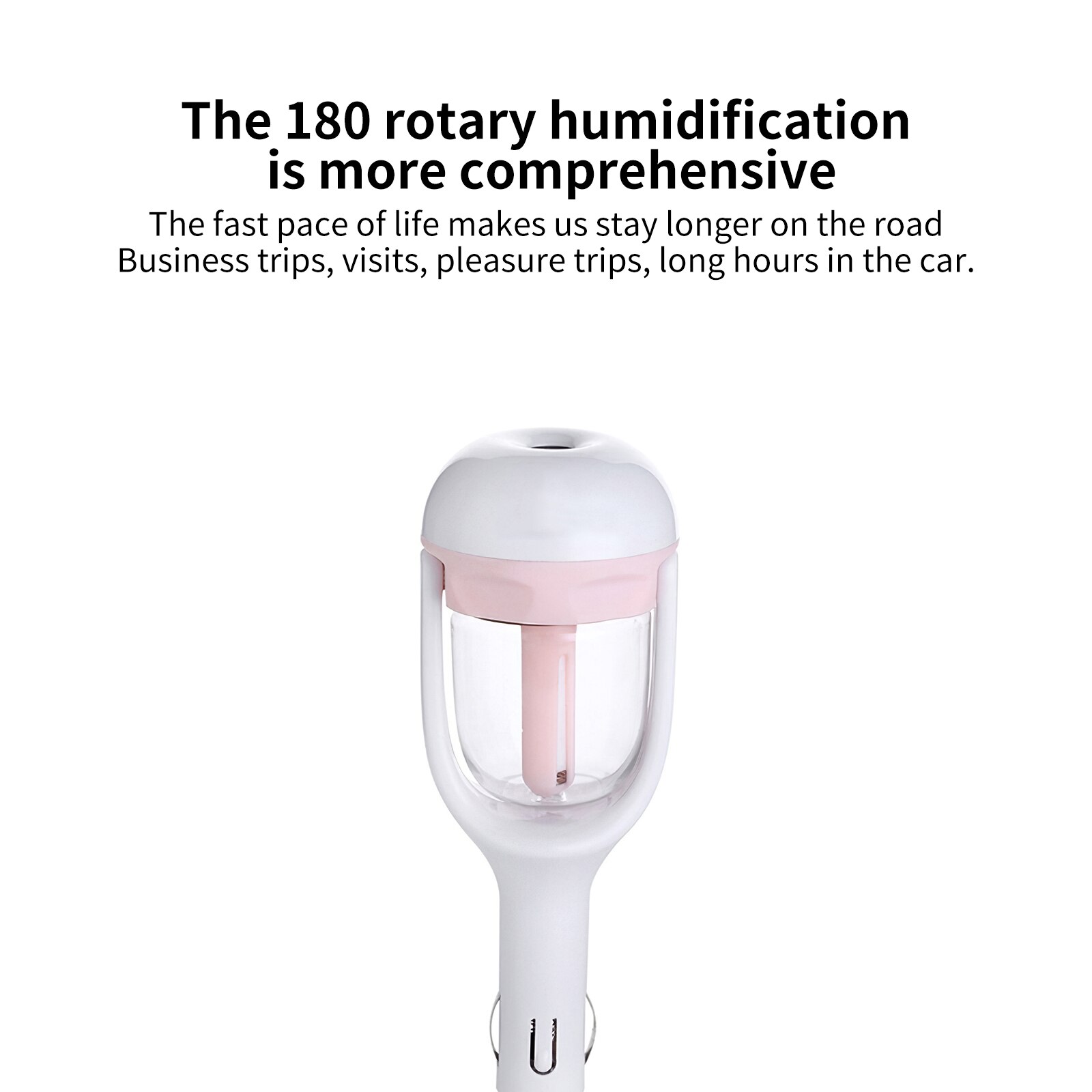 Car Air Humidifier 12v Touching Button Safe Compact Aromatherapy Diffuser Car Fogger Cool-Mist Maker Aromatherapy Machine