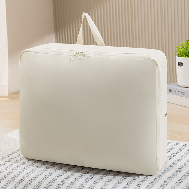 Large Capacity Compression Finishing Bag Travel Clothes Down Jacket Storage Bag Foldable Expansion Organizer Bag: S / black