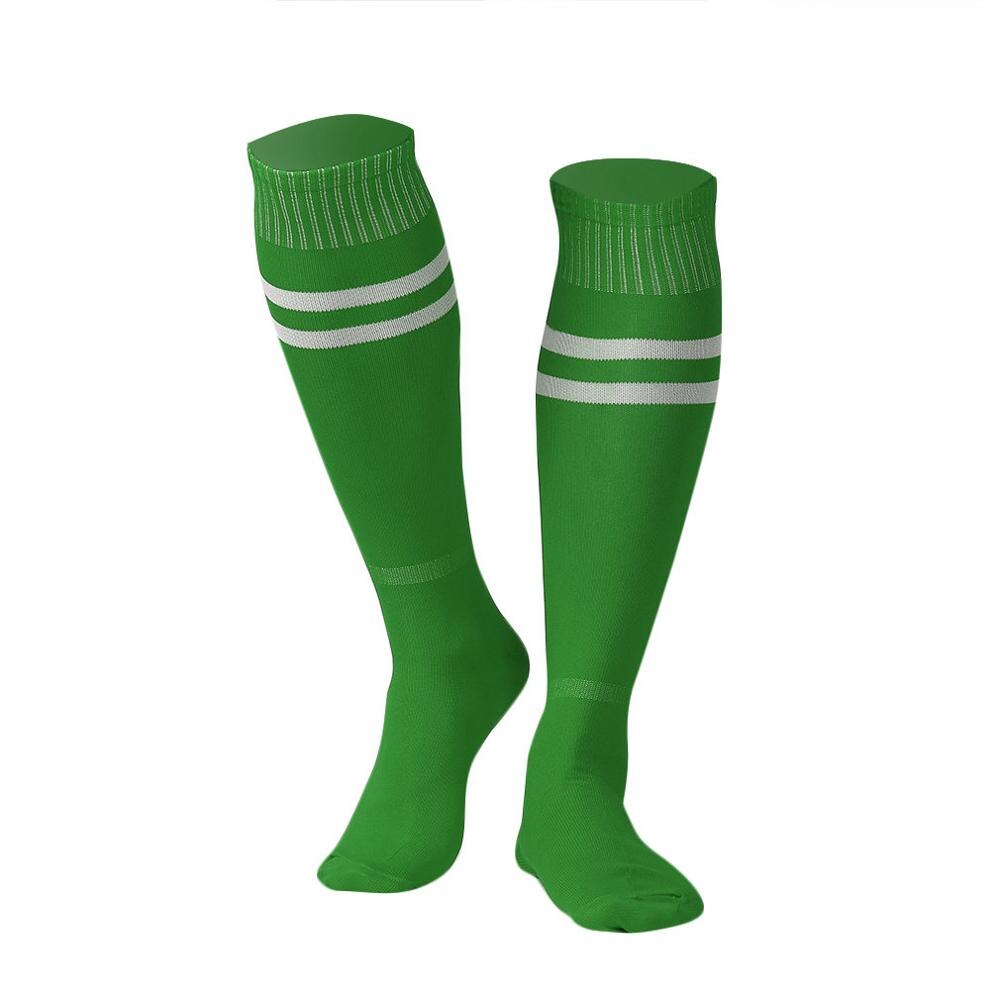 1 paio sport Calzini E Calzettoni Ginocchio gambali Calze E Autoreggenti Calcio baseball Calcio Sopra Il Ginocchio Alla Caviglia Uomo Donna Calzino in scorta caldo: verde