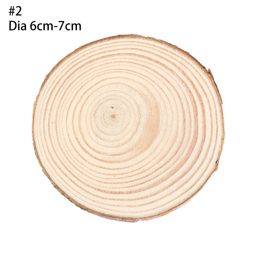 Ronde Natuurlijke Rotan Isolatie Onderzetters Cup Mats Bowl Pad Handgemaakte Placemats Keuken Decoratie Accessoires: Wood 6cm-7cm