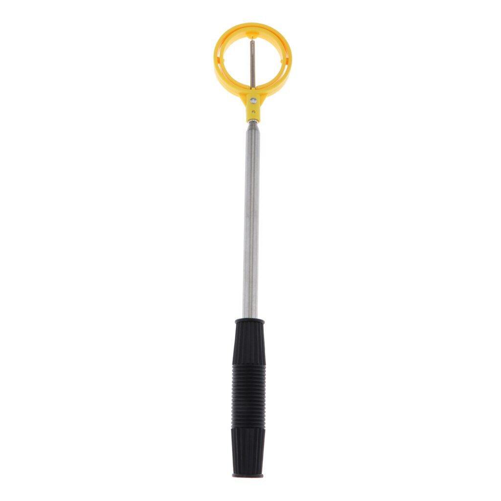 Folding Golf Ball Retriever Golfball Collector Picker Kit Caddie Device Equip: Yellow