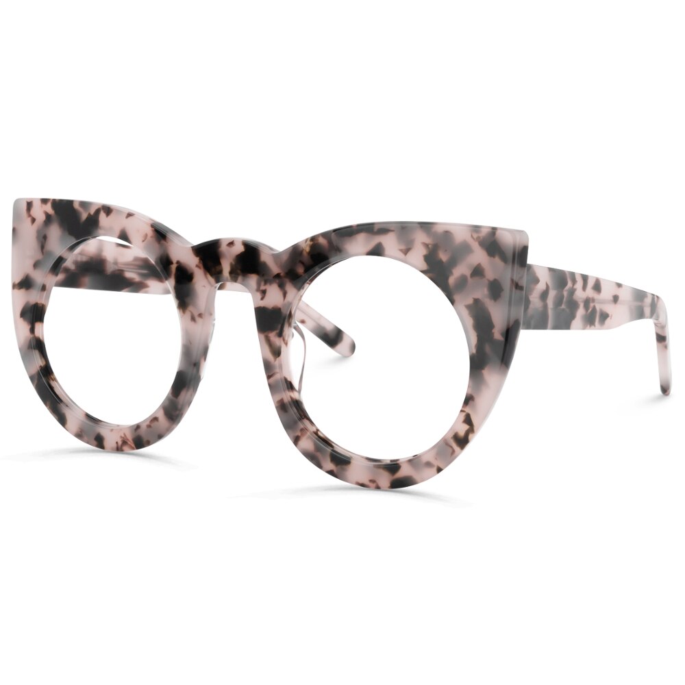 Zeelool Vintage Oversized Thick Cat Eye Glasses Fr... Grandado