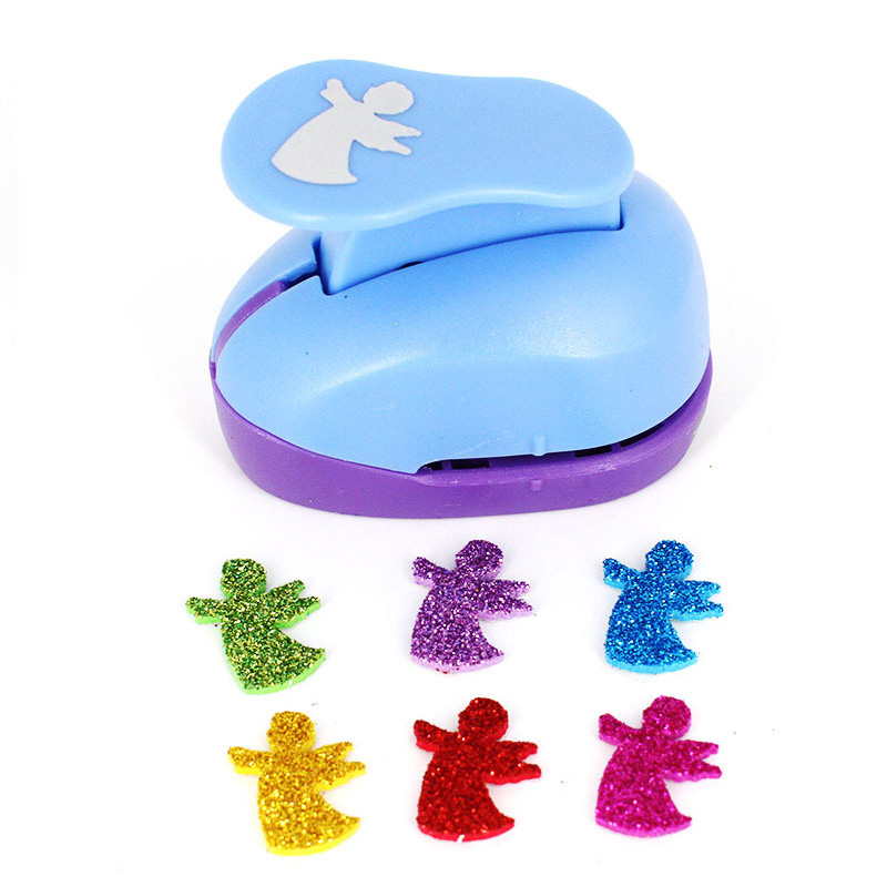 Paper Puncher Paper Cutter DIY Craft Hole Punch Kids Scrapbook Flowers Punch Scrapbooking Punches Embossing 2.5cm: Clear