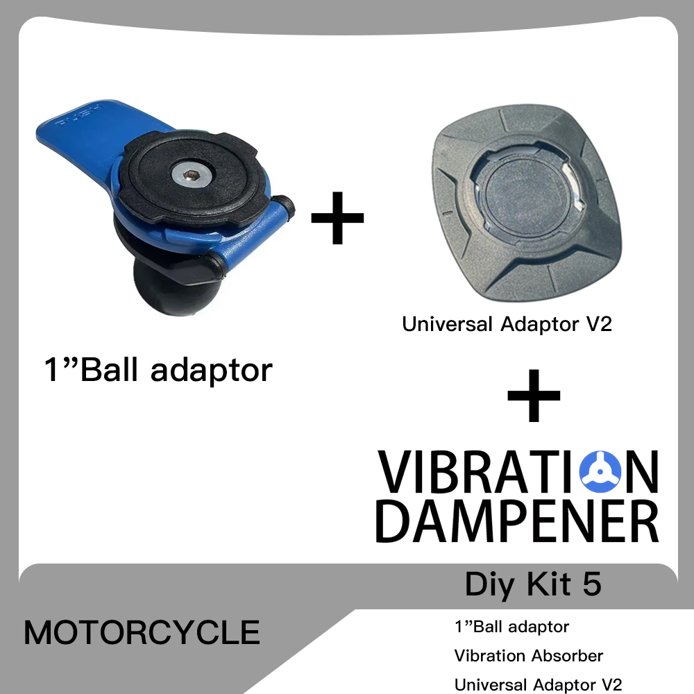 Motorrad Drahtlose Ladegerät Lenker Vorbau Gabel Halterung Telefon Halterung Vibration Dämpfer MAG Universal Adapter Bremse Kupplung: Maroon
