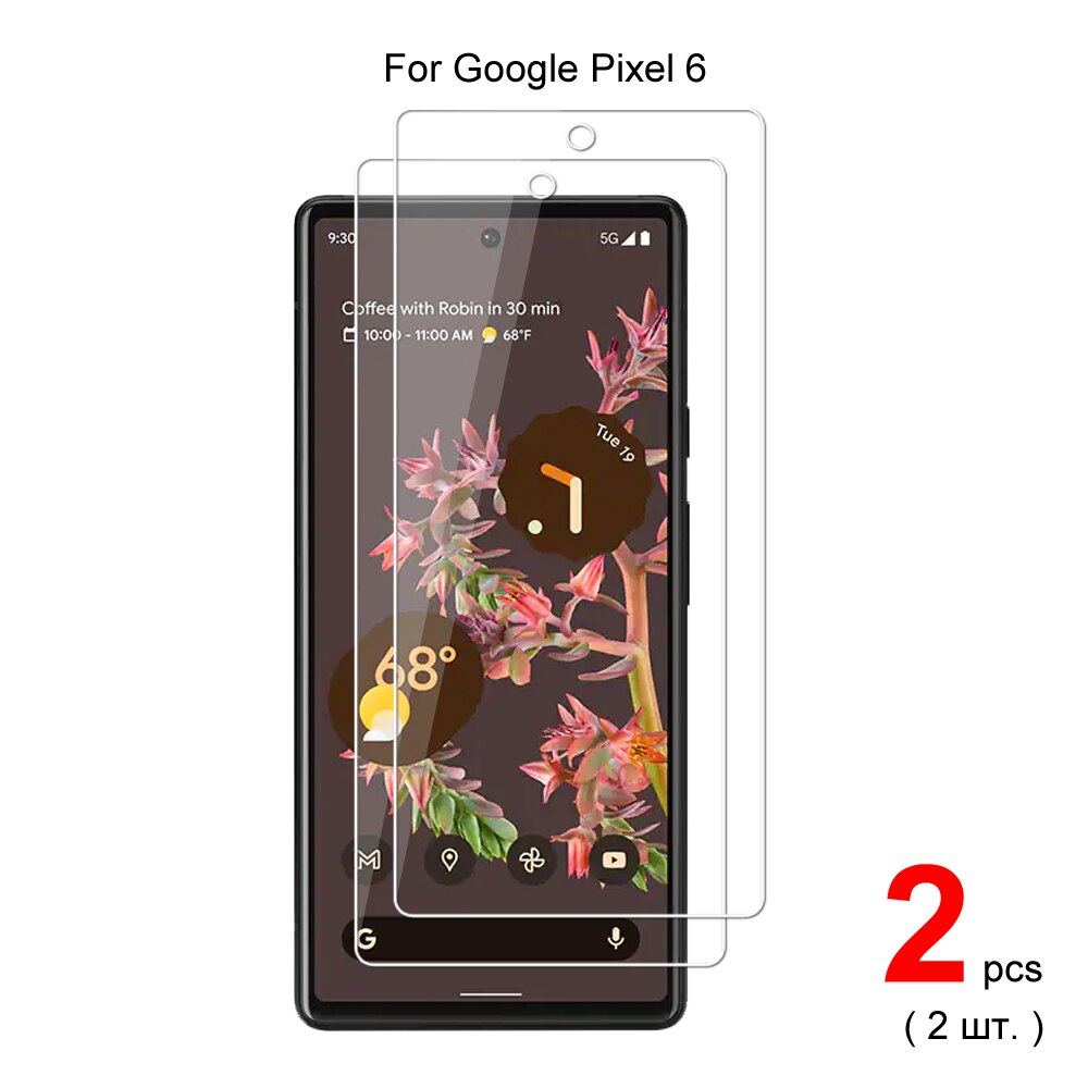 Voor Google Pixel 6 Premium Gehard Glas Screen Protector Beschermende Film Hd Clear Beschermen Guard