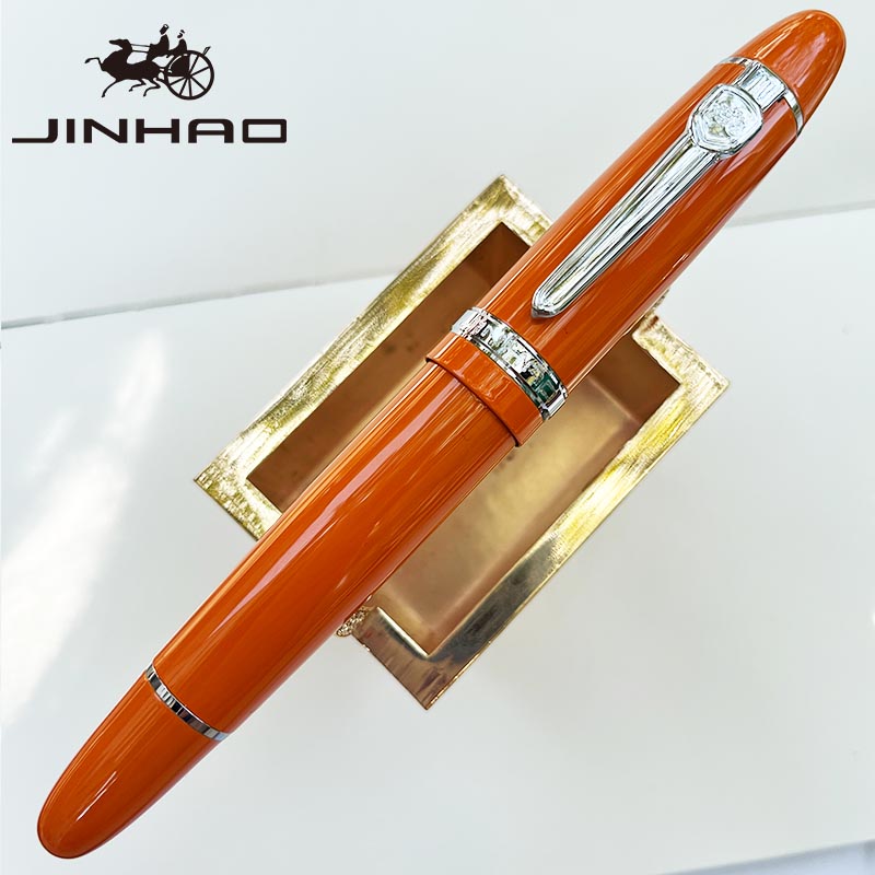 Jinhao 159 Rollerball Pen met grote cilinder en gouden clip Glad schrijven voor relatiegeschenk (zwarte inkt): Lavendel