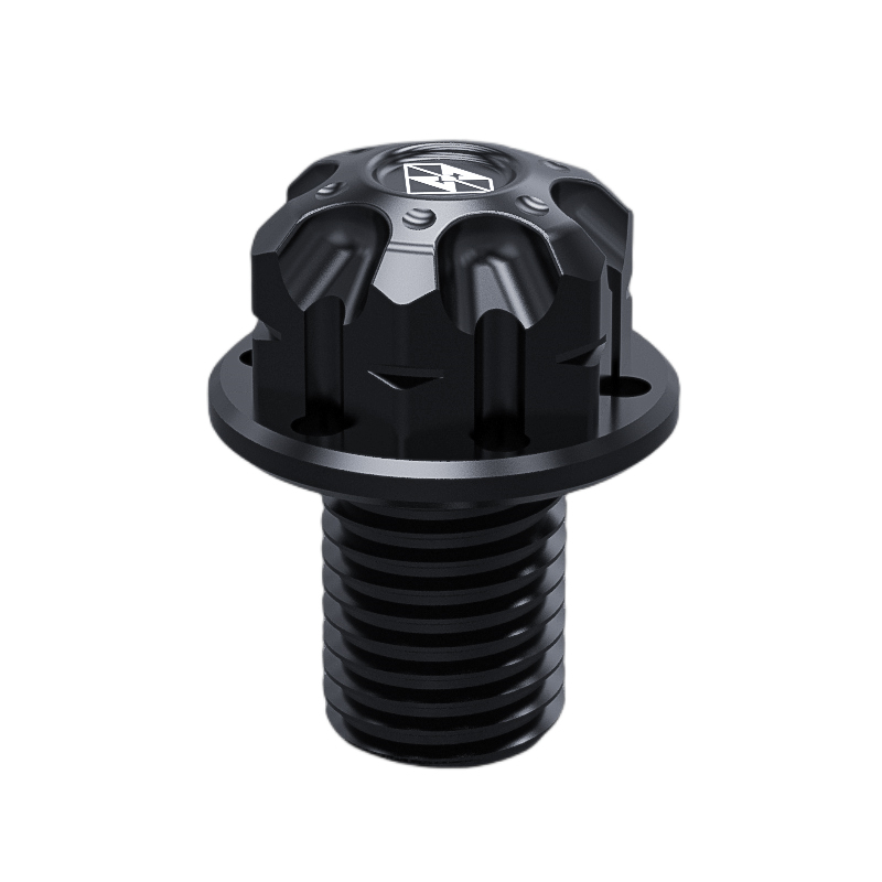 Motorcycle Ornament Mirror Screw Plug M8 / M10 * 1.25 Mm Positive / Reverse Thread: Lavender