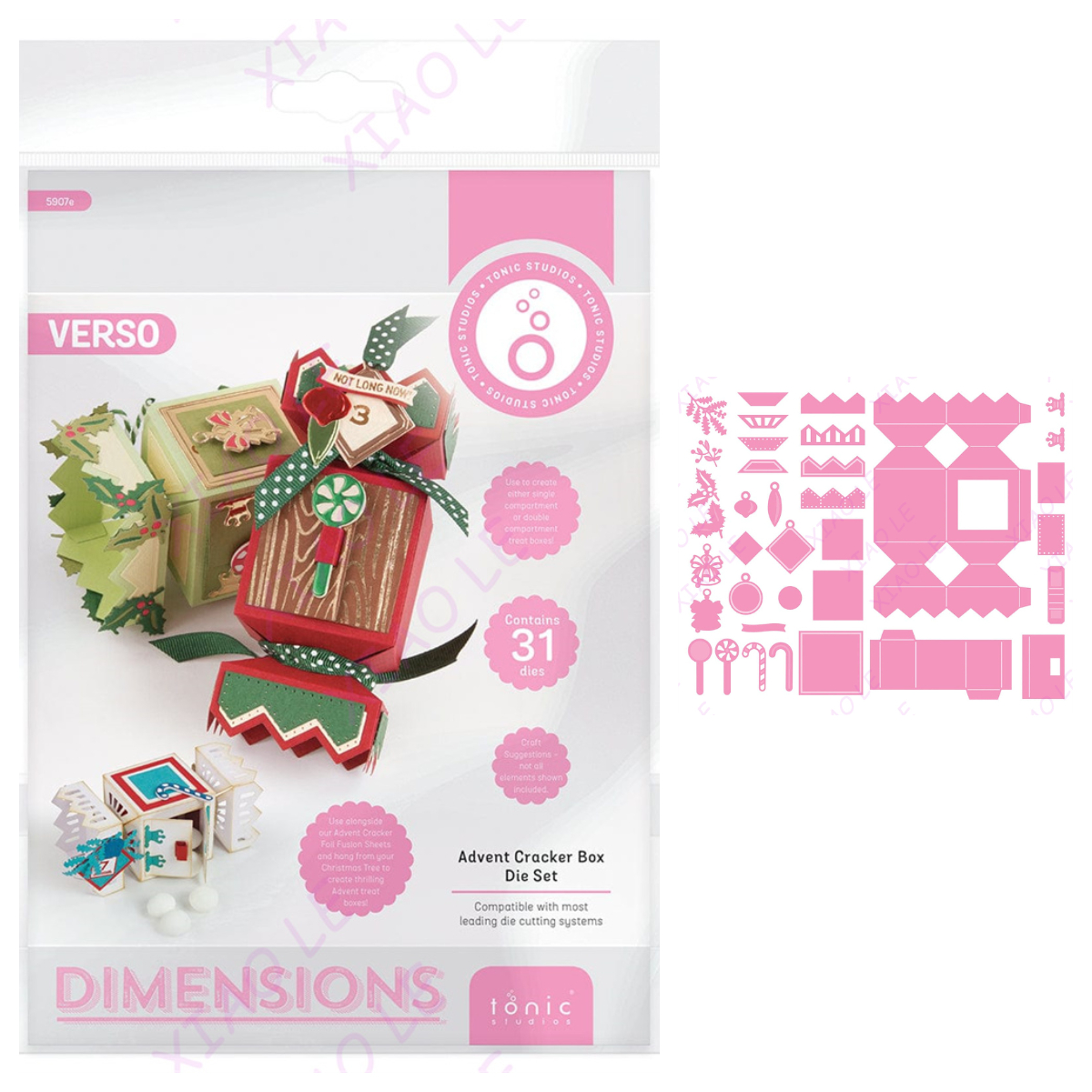 Juego de troqueles de bolsa de de Navidad Jolly Jingles, troqueles de corte artesanales de Metal, papel para álbum de recortes, decoración de diario, tarjeta en relieve hecha a mano: Amarillo claro