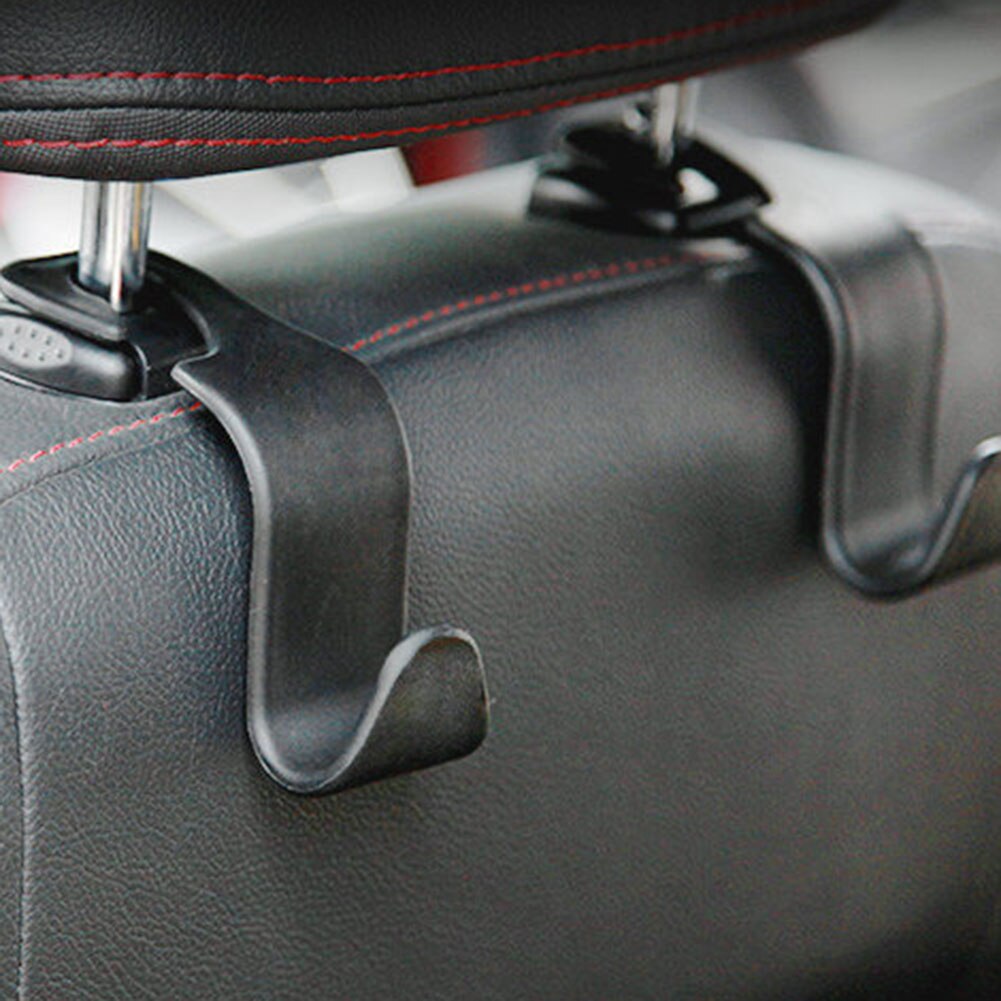 Organisateur Appui-Tête Voiture Tomalithic - Rangement Siège Arrière Multifonction Noir - Crochet + Boîte