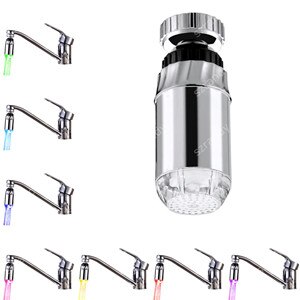 7 Kleuren Langzaam Fading Water Kraan Licht Met Adapters: Default Title