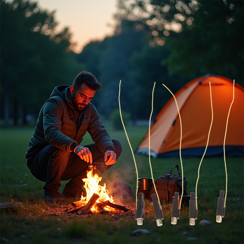 5 stücke 6*6*35mm Piezoelektrischen Feuer Draht Kupfer Kappe Elektronische Zünder Spray Leichter Herd Ersatzteile