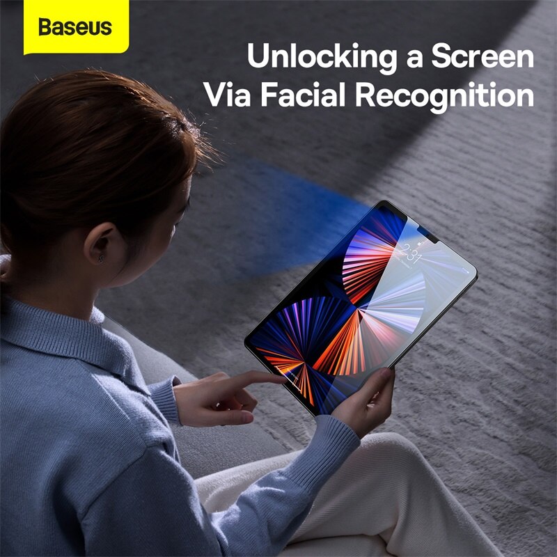 Baseus 0.3mm Tempered Glass Film  For iPad mini 4 5 6 Full Cover Screen Protector For iPad Pro Air Film Glass For iPad 7 8 9 Pad