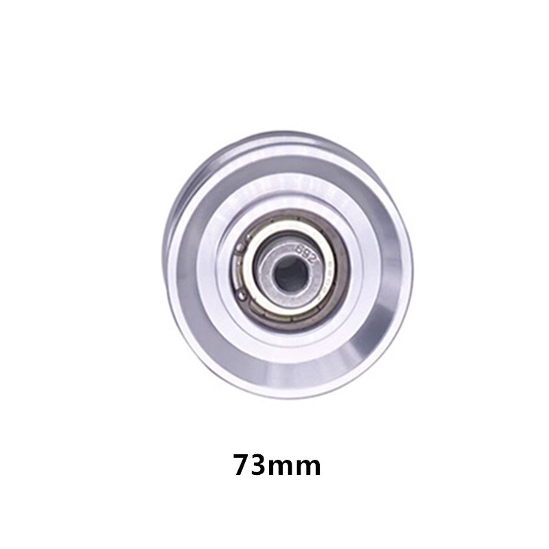 73-114MM Gym Cable Pulley Universal Aluminium Alloy Bearing Pulley Wheel for Home DIY Fitness Heavy Duty Workout Accessories: 73mm