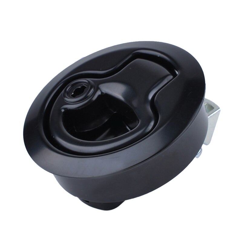 Flush Pull Slam Latch for Boat Deck Hatch 1/4 Inch Door Locking Style Latch Zinc Alloy Floor Lifter Inlet Handle for Boat Deck H