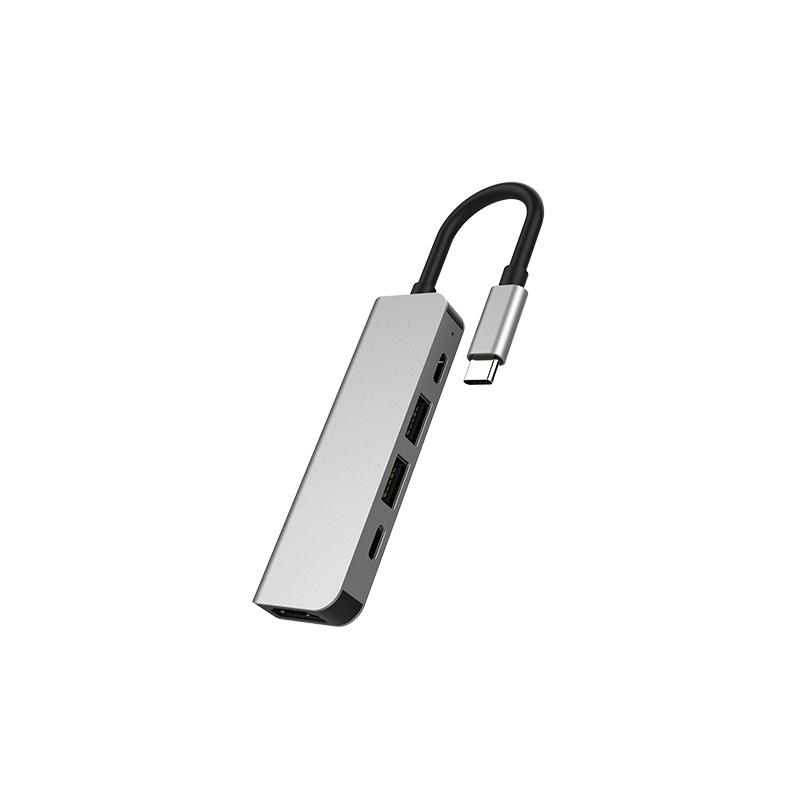 Haribol 5 Hafen Typ C Hub USB C zu HDMI USB 3,0 Häfen,4K HDMI Hafen USB-C Energie Laptop Docking Bahnhof