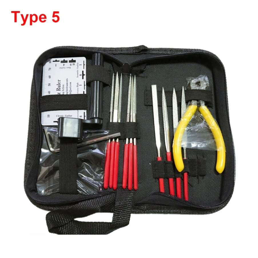 22PCS Repairing Maintenance Tools Guitar Tool Kit String Organizer String Action Ruler Gauge Measuring Tool Hex Wrench Set: Type 5