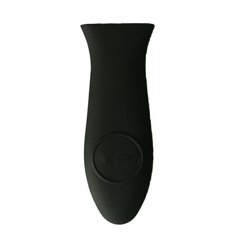 Herramientas de cocina únicas, olla de silicona con asa, funda para asa de cazo, antideslizante, Grip, piezas de utensilios de cocina, novedad ^ 1: Black