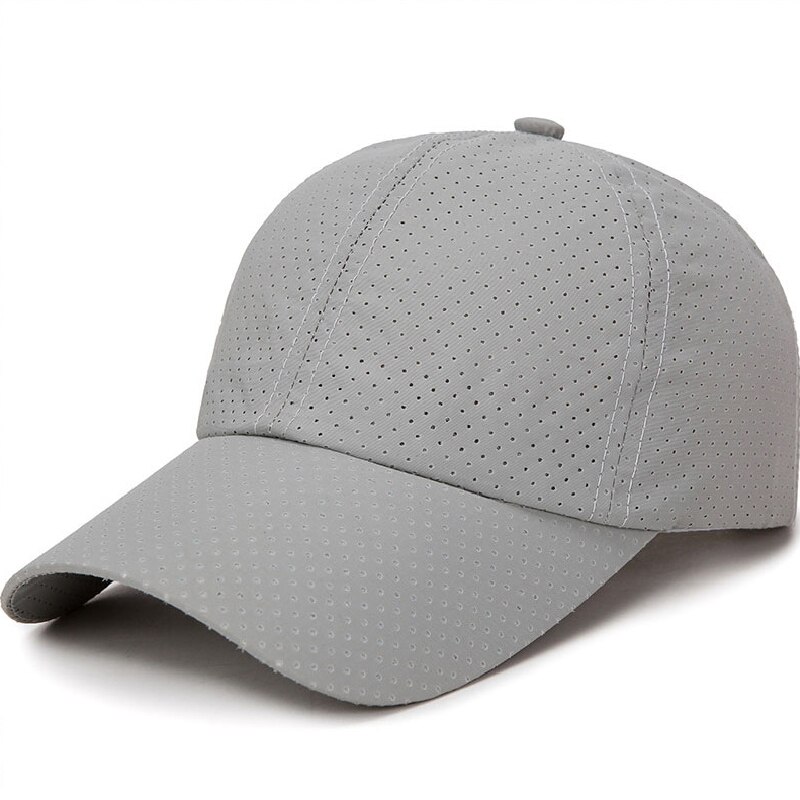 Vuxen unisex solhatt en storlek casual fast justerbar utomhusbomull enkel snabbtorkande hattar som andas, monterad keps baseballkeps