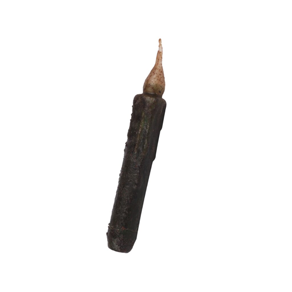 Black Electronic LED Taper Candle for Church Birthday Wedding DIY Decor 17cm