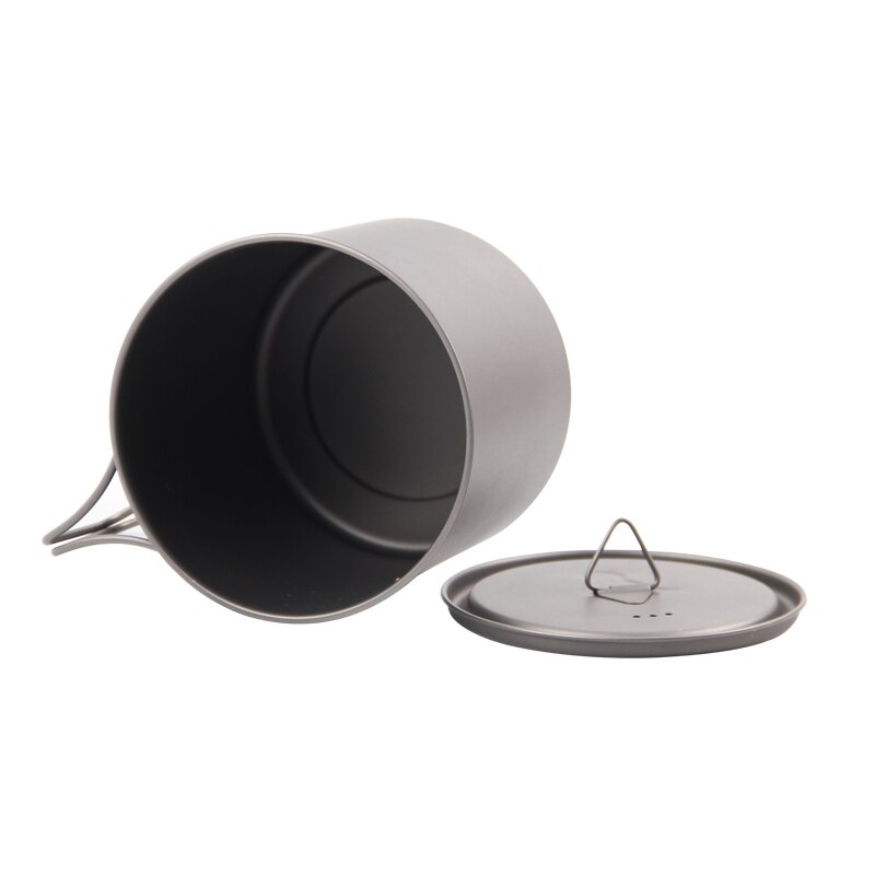 TOAKS 650ML titane tasse Camping en plein air léger Pot pique-nique batterie de cuisine Set Pot ultra-léger