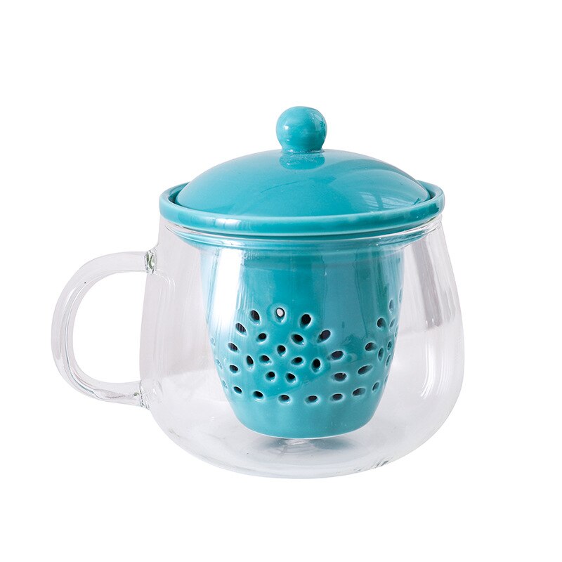 Colador de frutas y té de cerámica , vaso de té con cubierta, de cumpleaños, nueva Deisign, taza de té de estilo chino