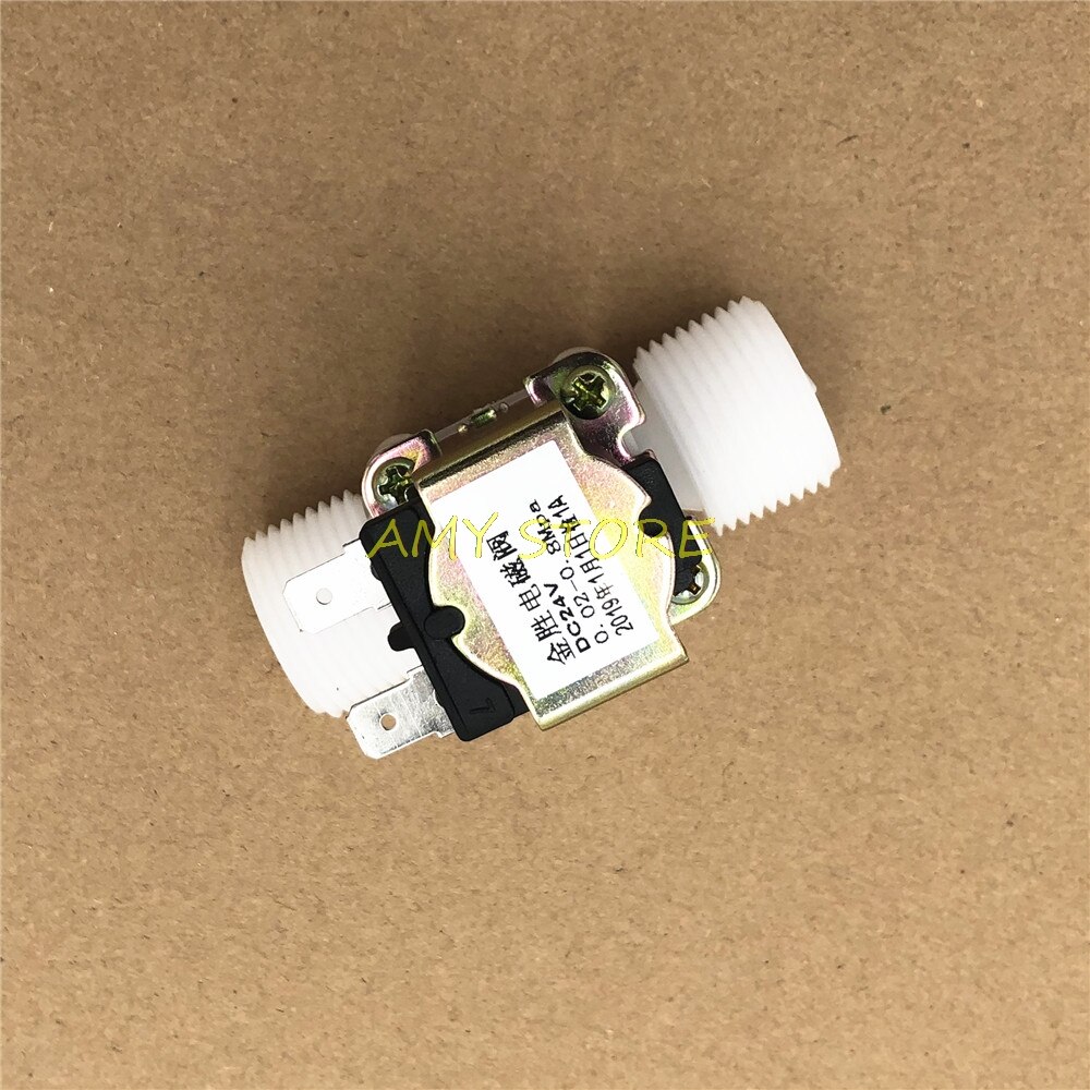 Normally Closed Water Plastic Inlet Solenoid Valve DC 12V DC 24V AC 220V Electric G 3/4" BSPP Male Threaded Valve Water Control