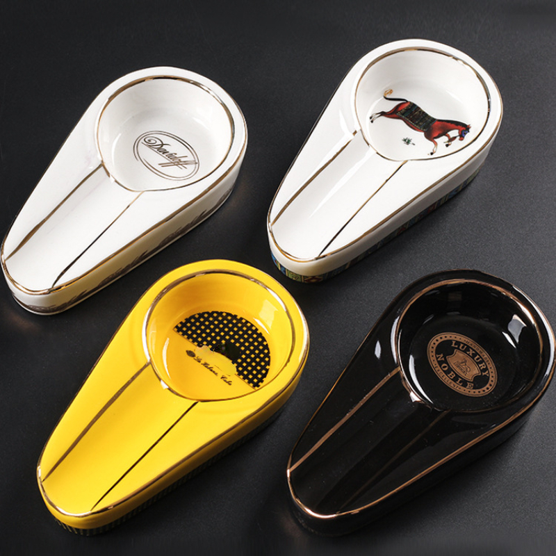 Posacenere per sigari posacenere per sigari portatile verniciato in ceramica accessori per sigari accessori per fumatori