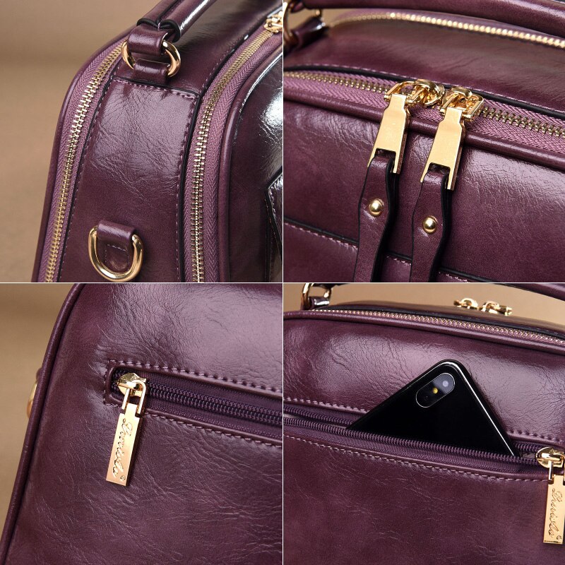 Retro luxe handtassen damestassen merk schoudertas hoge capaciteit crossbody tassen voor vrouwen tote
