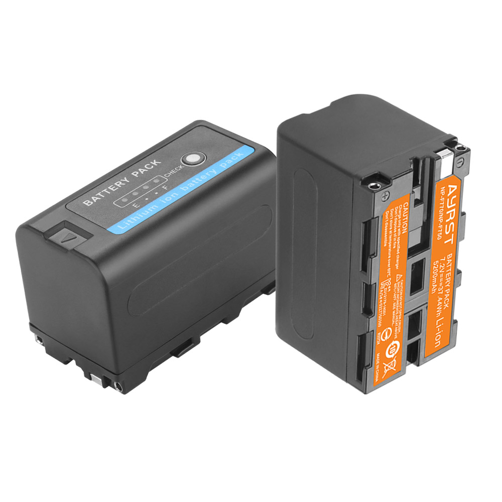 5200- mah-akku mit led-anzeige für sony np f970 f960 f550 f570 qm91d ccd -rv100  f750 np f770 np-f750 led-usb-ladegerät