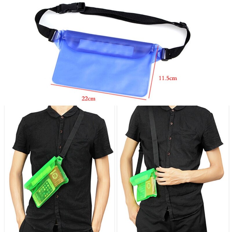 Waterproof Swimming Bag Underwater Dry Shoulder Waist Pack Drift Diving Bag Pocket Pouch Skiing Snowboard Mobile Phone Bags Case
