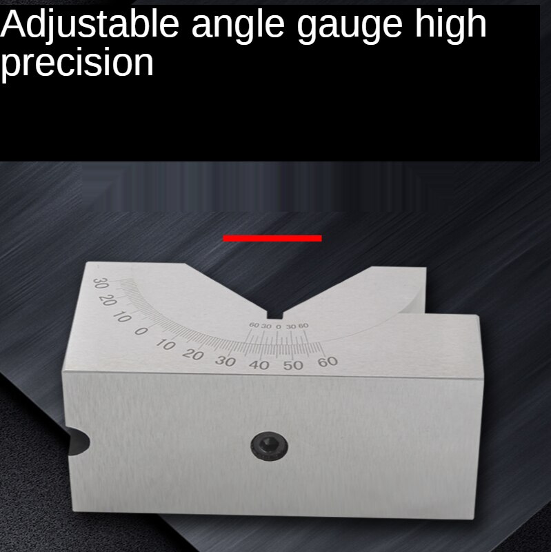 Drilling And Milling Machine Angle Pad Right Angle Precision Adjustable Angle Gauge Scale Angle Meter KP30