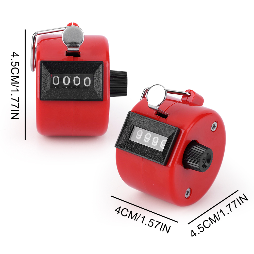 Handheld Tally Counter Hand Mechanical Counters Clickers Pitch Counter for Counting Knitting Coaching Golf Fishing