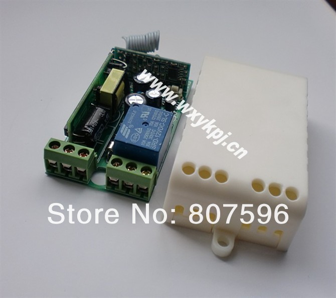 Long Distance AC85V~250V 10A 1 Channel Wireless On Off Remote Control System 1 Transmitter &1Receiver AC 220V 2000M